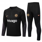 22-23 Chelsea Black Soccer Football Training Kit Man