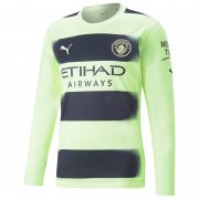 22-23 Manchester City Third Soccer Football Kit Man #Long Sleeve