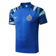 22-23 Inter Milan Blue Soccer Football Polo Top Man