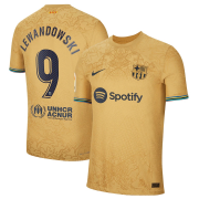 22-23 Barcelona Away Soccer Football Kit Man #Lewandowski #9 Player Version