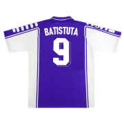 1999/00 Fiorentina Home Soccer Football Kit Man #Retro BATISTUTA #9