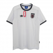 1999/2001 England Retro Home Soccer Football Kit Man