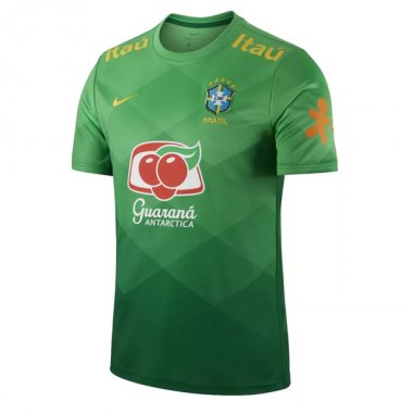 2022 Brazil Green Short Soccer Football Training Top Man