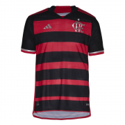 24-25 Flamengo Home Soccer Football Kit Man #Player Version