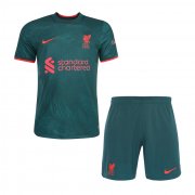 22-23 Liverpool Third Soccer Football Kit (Top + Shorts) Youth
