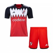 23-24 River Plate Away Soccer Football Kit (Top + Short) Youth