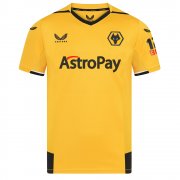 22-23 Wolverhampton Home Soccer Football Kit Man