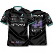 Red Bull Mercedes 2022 Black F1 Team T-Shirt Man