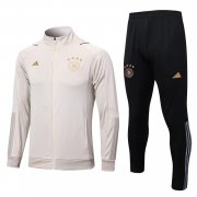 2022 Germany Beige Soccer Football Training Kit (Jacket + Pants) Man