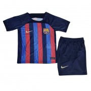22-23 Barcelona Home Youth Soccer Football Kit (Top + Short)