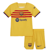 22-23 Barcelona Fourth Away Soccer Football Kit (Top + Short) Youth