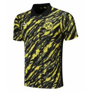 21-22 Borussia Dortmund Yellow-Black Soccer Football Polo Shirt Man