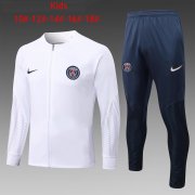 22-23 PSG White Soccer Football Training Kit (Jacket + Short) Youth