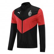 22-23 AC Milan Black - Red All Weather Windrunner Soccer Football Jacket Man