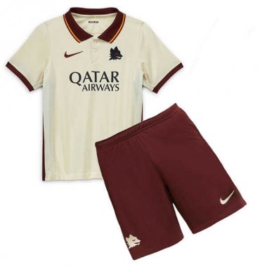 20-21 AS Roma Away Children's Soccer Football Kit (Shirt + Shorts)