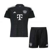 23-24 Bayern Munich Goalkeeper Black Soccer Football Kit (Top + Short) Youth
