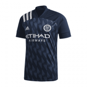 2020-21 New York City FC Away Dark Blue Men Soccer Football Kit