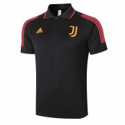 20-21 Juventus Black Man Soccer Football Polo Top