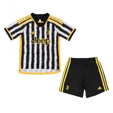 23-24 Juventus Home Soccer Football Kit (Top + Short) Youth