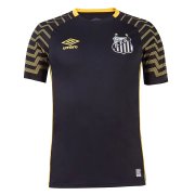 21-22 Santos Goalkeeper Black Soccer Football Kit Man