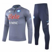 20-21 Napoli Grey Man Soccer Football Training Suit