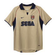 2001/2002 Arsenal Away Soccer Football Kit Man #Retro