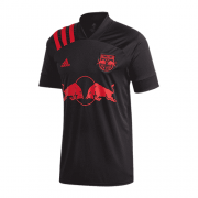 2020-21 New York Red Bulls FC Away Black Men Soccer Football Kit