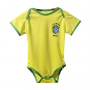 2022 Brazil Home Soccer Football Kit Baby