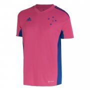 22-23 Cruzeiro Camisa Outubro Rosa Pink Soccer Football Kit Man