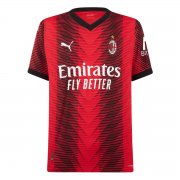 23-24 AC Milan Home Soccer Football Kit Man #Player Version