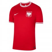 2022 Poland Away Soccer Football Kit Man