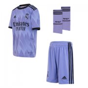22-23 Real Madrid Away Soccer Football Full Kit ( Top + Short + Sock ) Youth
