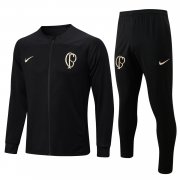 23-24 Corinthians Black Soccer Football Training Kit (Jacket + Pants) Man