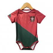 2022 Portugal Home Soccer Football Kit Baby