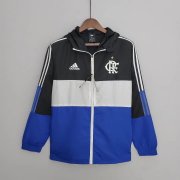22-23 Flamengo Black&White&Blue All Weather Windrunner Soccer Football Jacket Top Man