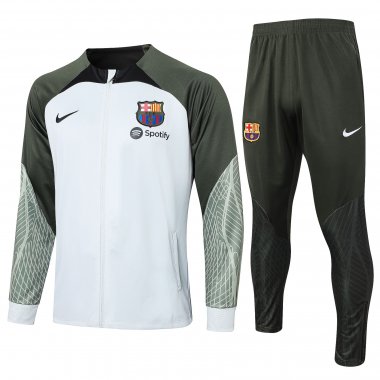 23-24 Barcelona Light Greenish Soccer Football Training Kit (Jacket + Pants) Man