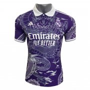 23-24 Real Madrid Purple Dragon Soccer Football Kit Man #Special Edition