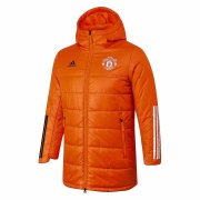 20-21 Manchester United Orange Man Soccer Football Winter Jacket