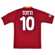 2000/2001 AS Roma Home Soccer Football Kit Man #Retro Totti #10