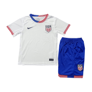 2024 USA Home Soccer Football Kit (Top + Short) Youth