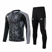 2019-20 Germany Black Men Soccer Football Sweater + Pants