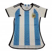 2022 Argentina World Cup Home Soccer Football Kit Women