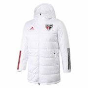 20-21 Sao Paulo FC White Man Soccer Football Winter Jacket