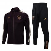 2023 Germany Brown Soccer Football Training Kit (Jacket + Pants) Man