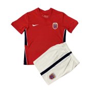 21-22 Norway Home Soccer Football Kit(Shirt + Short) Kids