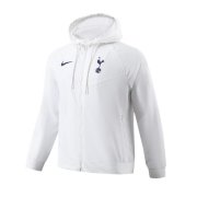 23-24 Tottenham Hotspur White All Weather Windrunner Soccer Football Jacket Man