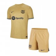 22-23 Barcelona Away Soccer Football Kit (Top + Short) Youth