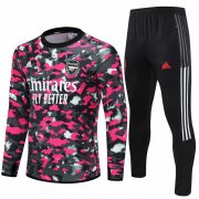 21-22 Arsenal Pink Pattern Soccer Football Training Suit Man