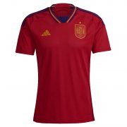 2022 Spain Home Soccer Football Kit Man