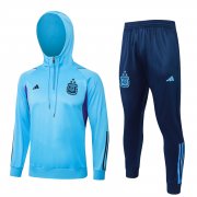 2024 Argentina Blue Soccer Football Training Kit (Sweatshirt + Pants) Man #Hoodie